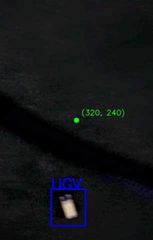Night detection of a ground robot